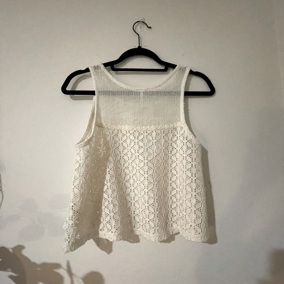 Free people lace cropped tank top - Picture 2 of 4